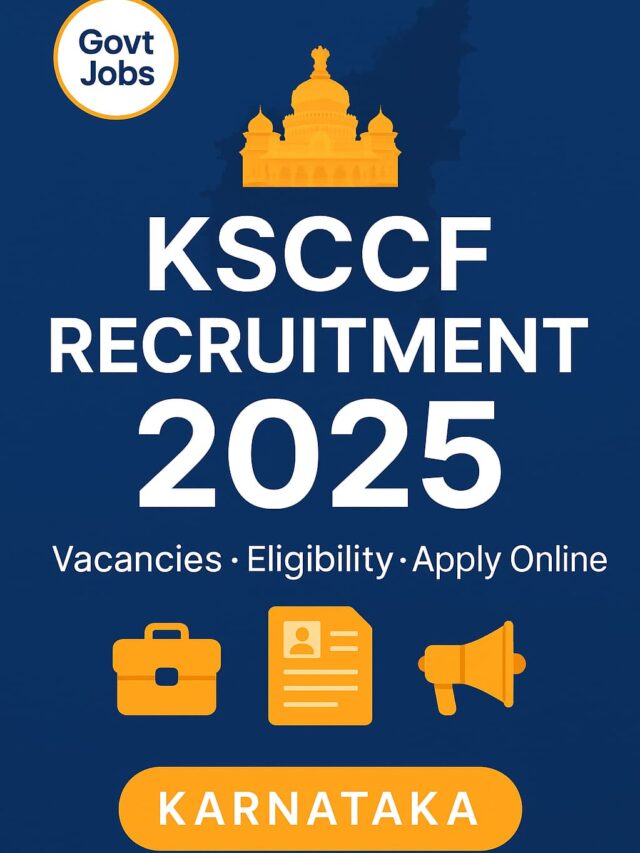 ಕೆಎಸ್‌ಸಿಸಿಎಫ್ ನೇಮಕಾತಿ 2025